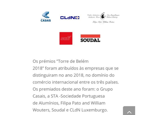 Prize Torre de Belém 2018